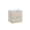 Novad Dune Keramikwaschtisch mit Unterschrank, 2 Schubladen,  50cm