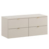 Novad DUNE Waschtischunterschrank, 2 Schubladen,  120cm