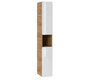 Novad AURORA Hochschrank Weiß-Hochglanz 25x170x39cm