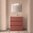 Santa Nova Fußleiste für Waschtischunterschrank, 90cm, Rot Satin