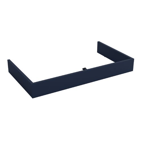 Santa Nova Fußleiste für Waschtischunterschrank, 100cm, Blau Satin