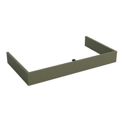 Santa Nova Fußleiste für Waschtischunterschrank, 80cm, Grün Satin