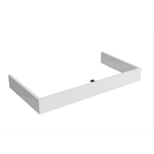 Santa Nova Fußleiste für Waschtischunterschrank, 80cm, Weiß Satin