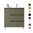 Santa Nova Waschtisch mit Unterschrank bodenstehend  mit Ablage links, 90cm, 10 Farbvarianten