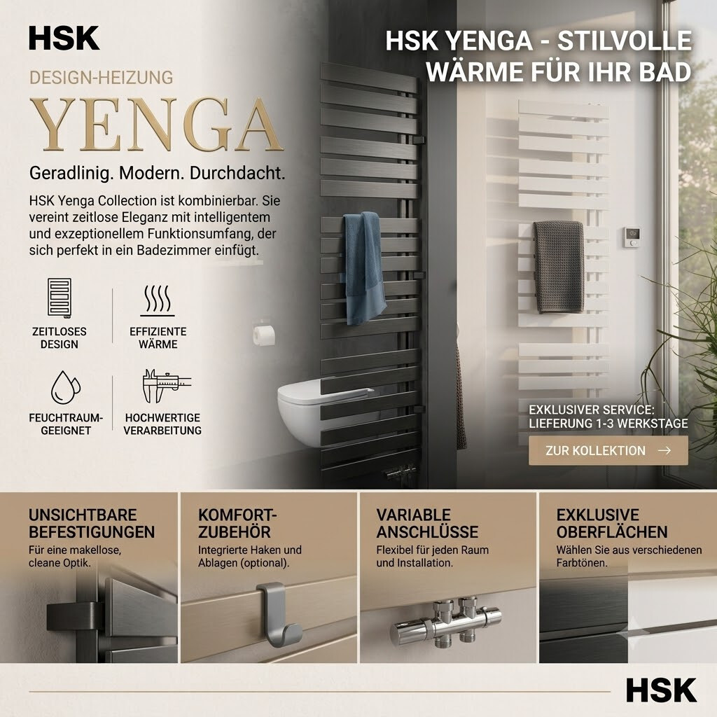 HSK Yenga Designheizung